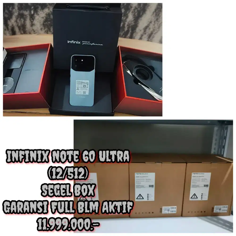 Infinix Note 60 Ultra (12/512) Segel Box