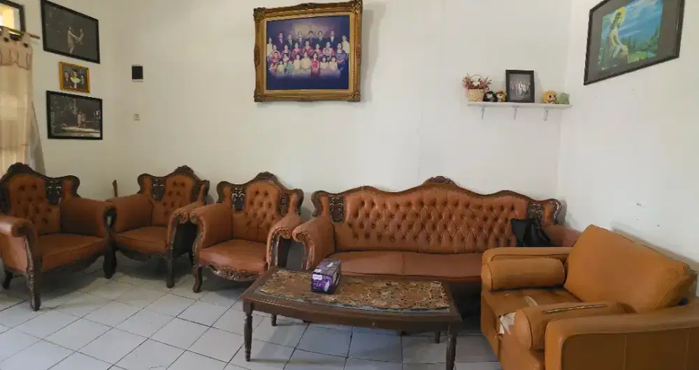 DIJUAL SOFA JATI SATU SET