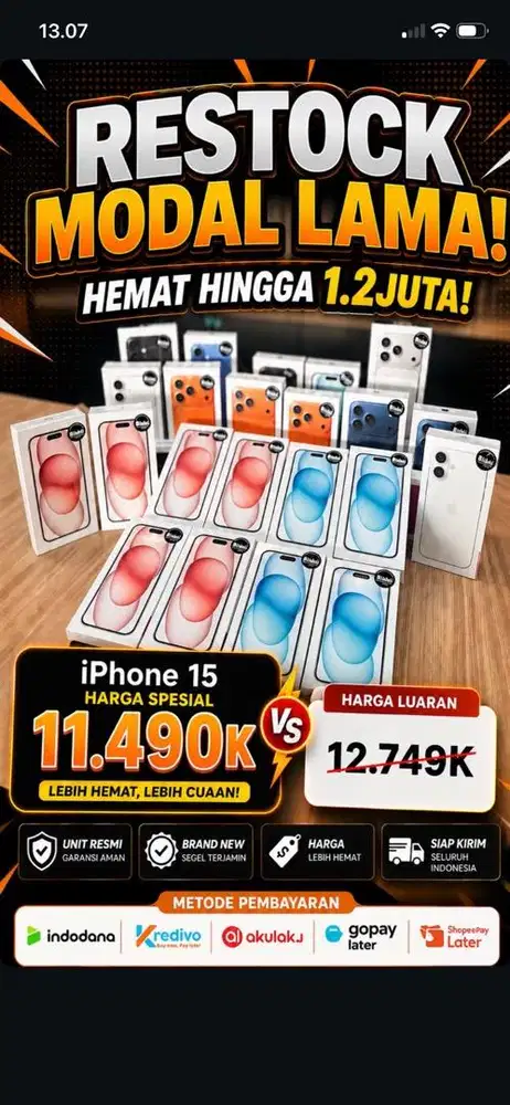 IPHONE 15 128 GB / 256GB BRAND NEW