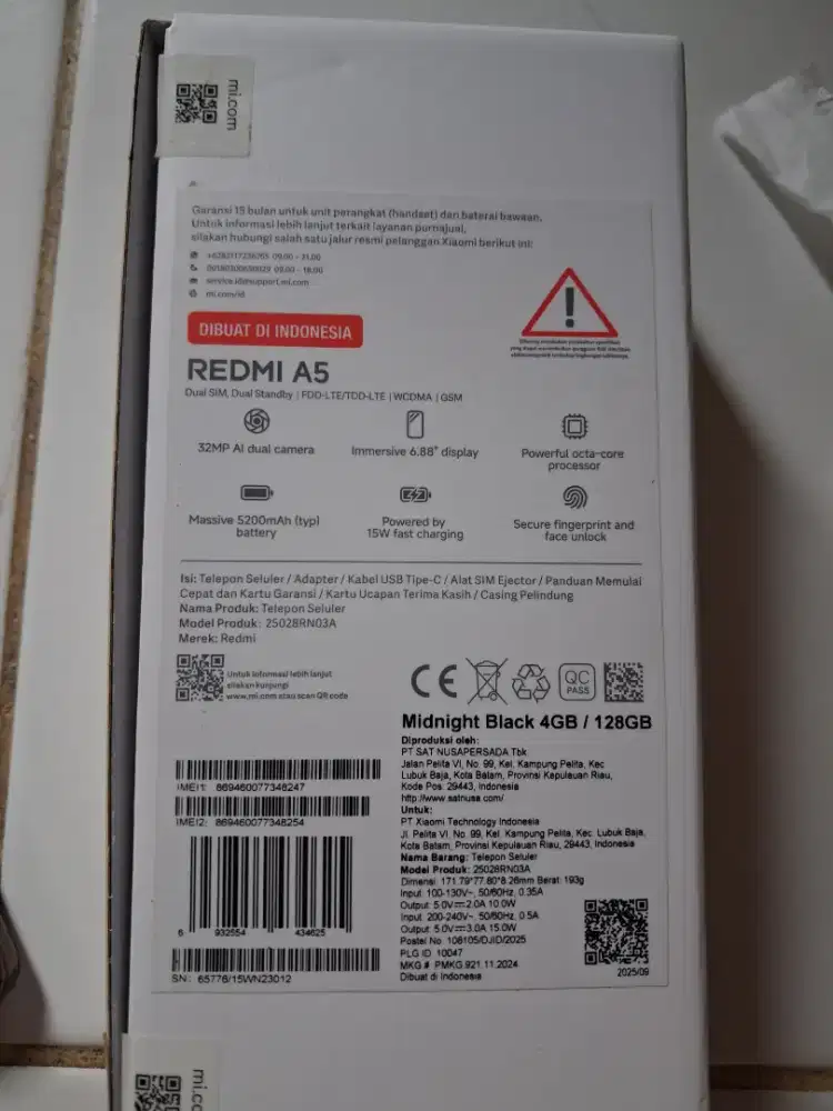 Jual santuy hp redmi A5