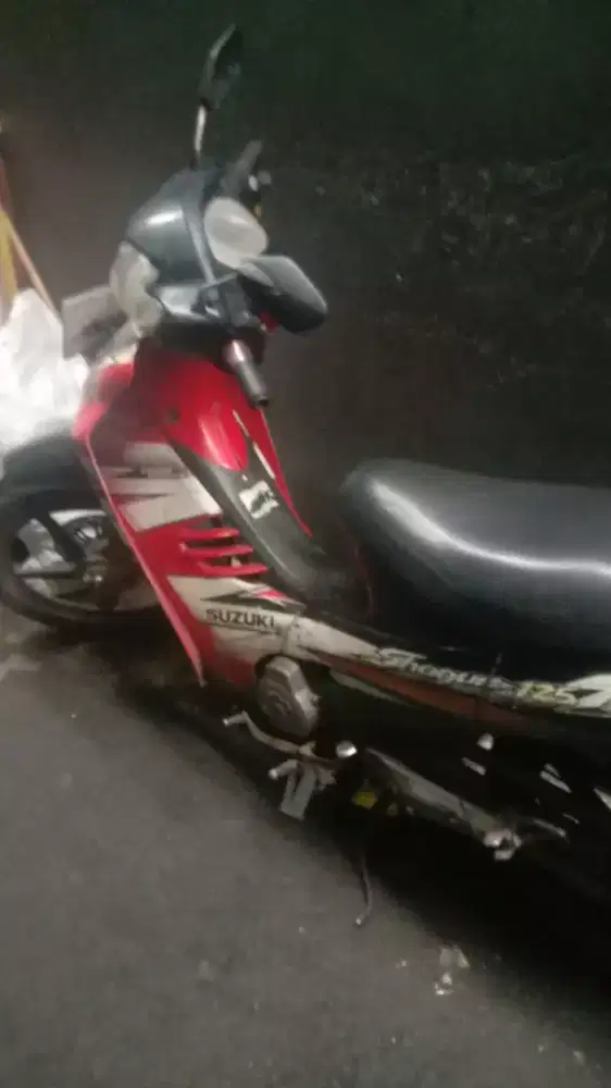 motor second Shogun 125 r kondisi apa adanya surat lengkap pajak mati