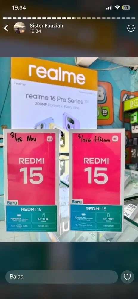 Redmi 15 8/256Gb resmi