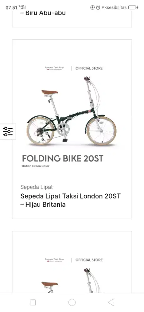 Sepeda Lipat London Taxi ST 20