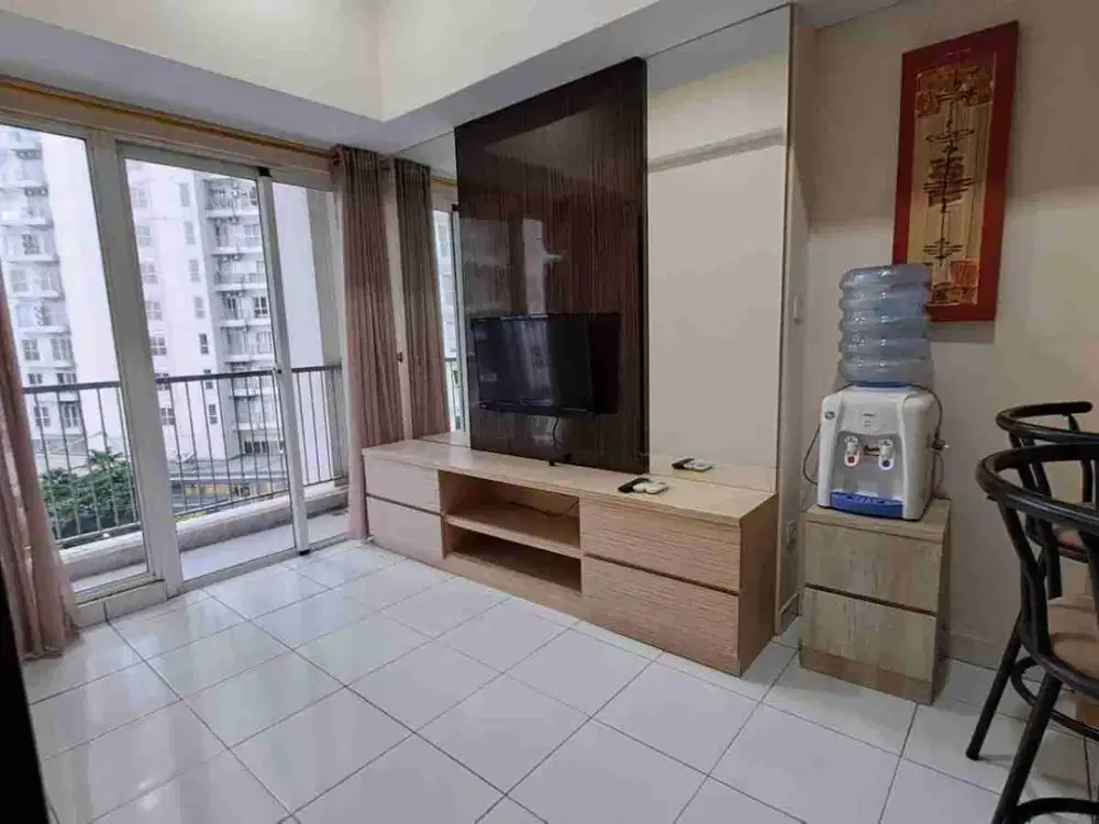 JUAL CEPAT Apartment Casa De Parco Tower Orchidea 1 BR Full Furnished Siap Huni SHM 550 Jt