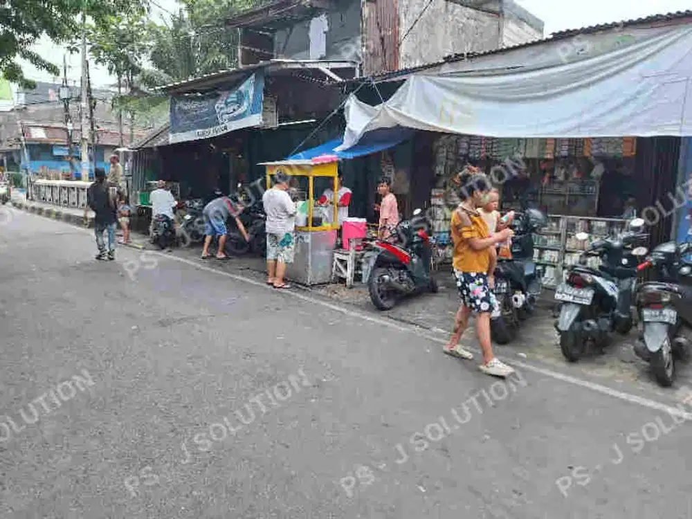 Rumah usaha kios di johar baru akses ramai 24 jam