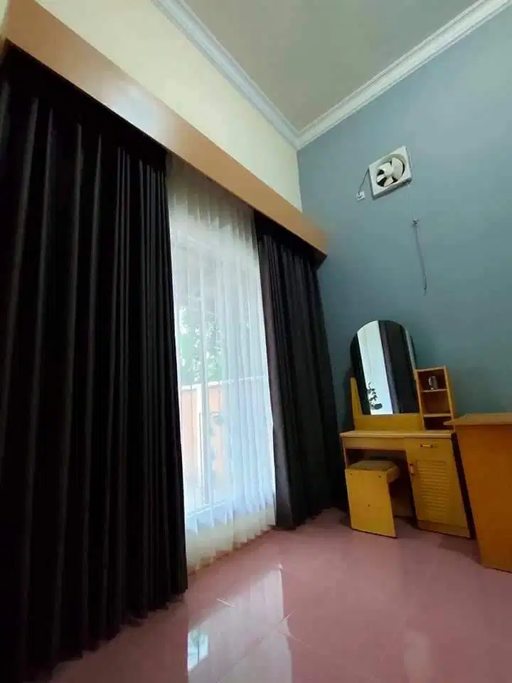 Pesan Gorden Blackout Pasang Sekat Klinik Hordeng Pintu Gordyn Vitrase