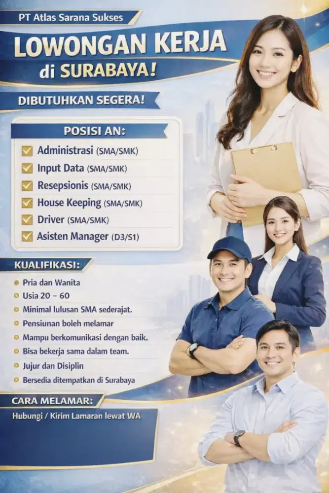 Lowongan Kerja Loker Sales SPG DTD Freelance