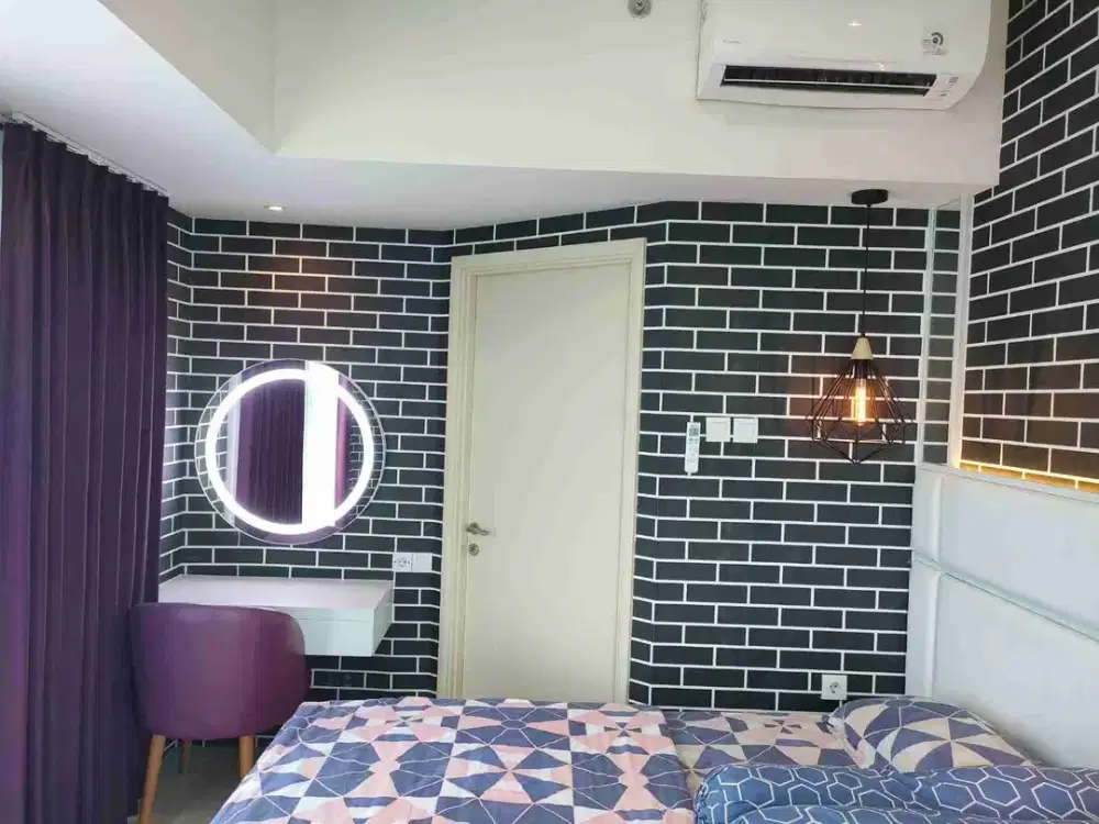 Apartemen Amor 2BR lantai 23, Pakuwon City, Surabaya Timur.