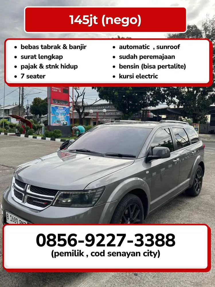 dodge jual cepat 2013 bensin at