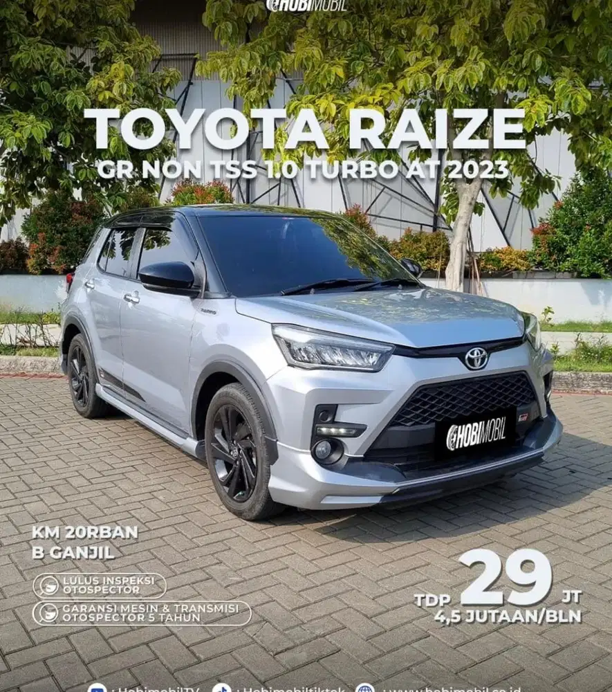 Raize GR Non TSS 1.0 Turbo AT Thn 2023