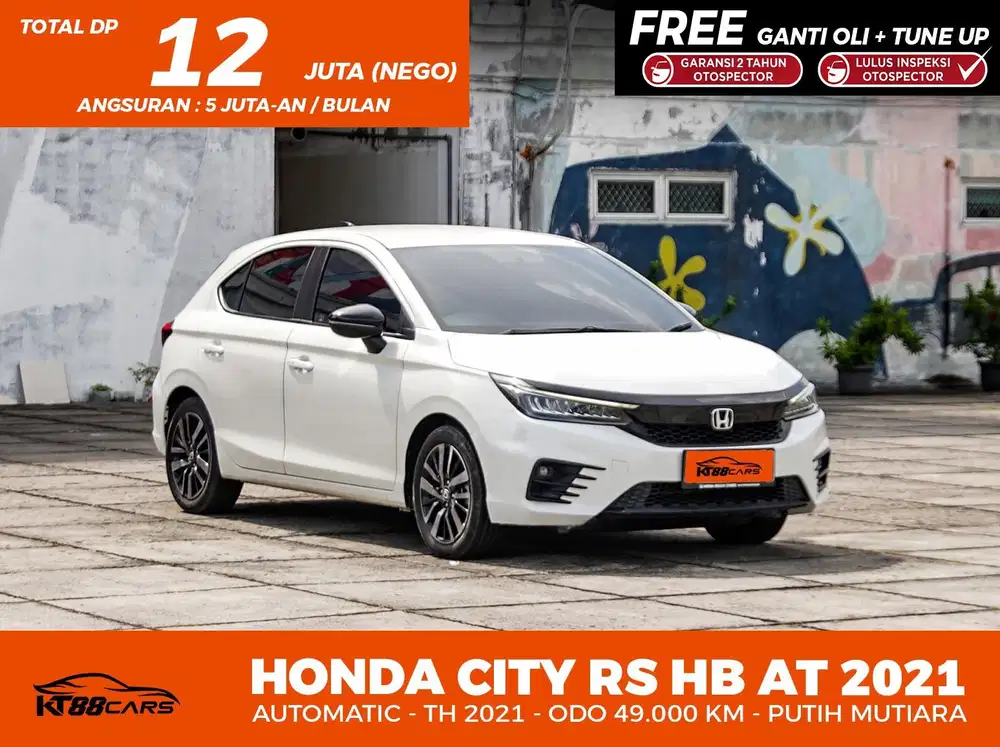 Dp 12 Jt Bergaransi HONDA CITY HB RS AT 2021