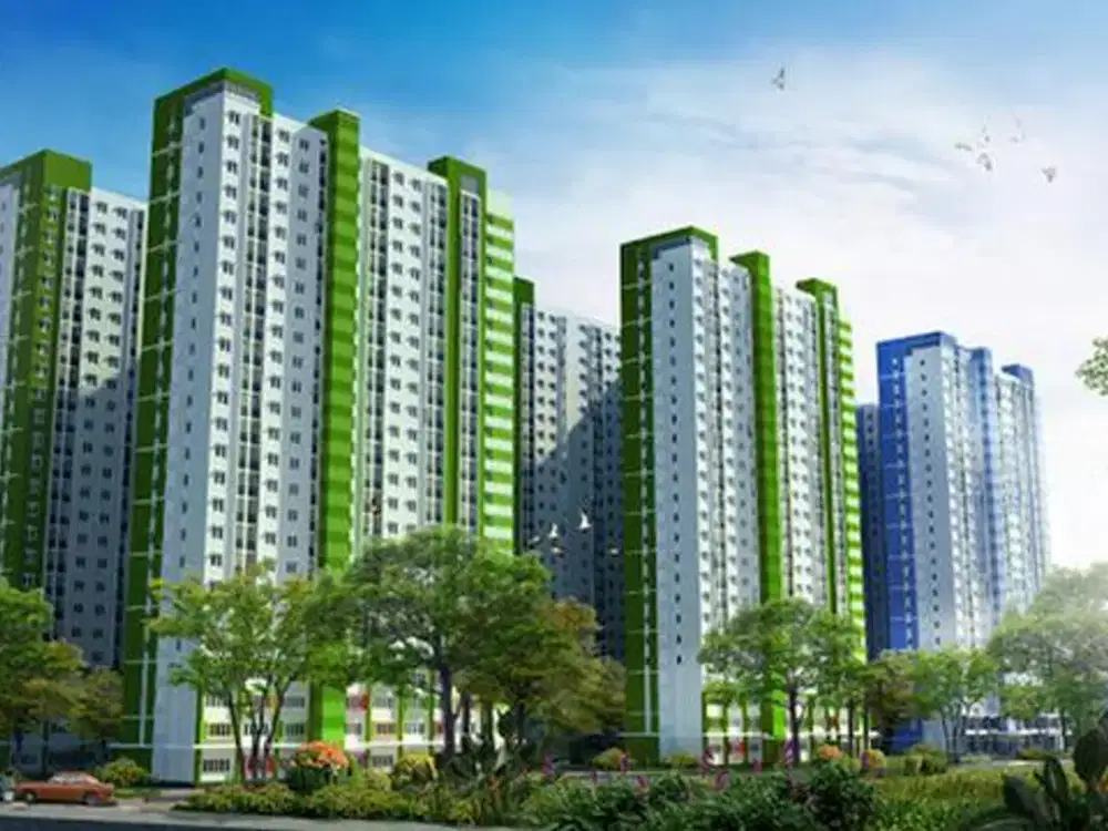 2br Unfurnish Apartemen Green Pramuka Square Belum Balik Nama
