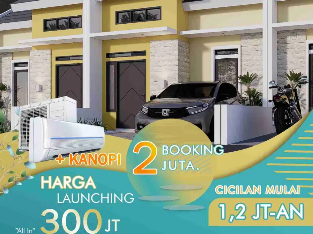 Kredit Tanpa DP, Cicilan 1 juta an, Rumah Baru di Sukaragam Serang Baru Cibarusah Cikarang Selatan Bekasi, WA 0812935980