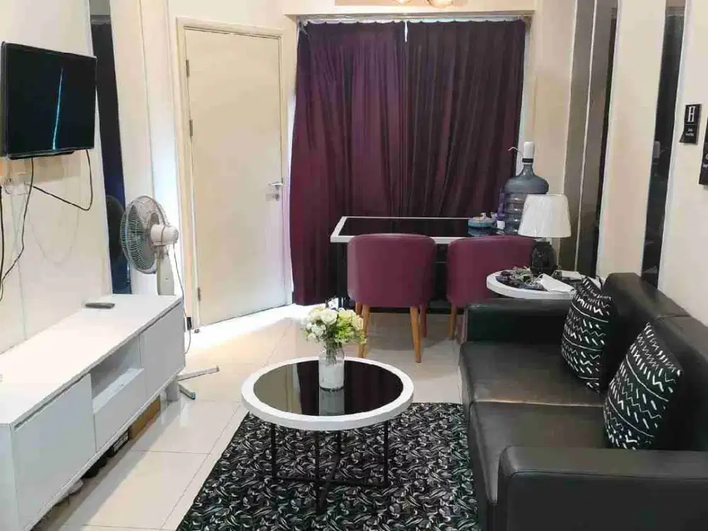 Apartemen Amor 2BR lantai 23, Pakuwon City, Surabaya Timur.