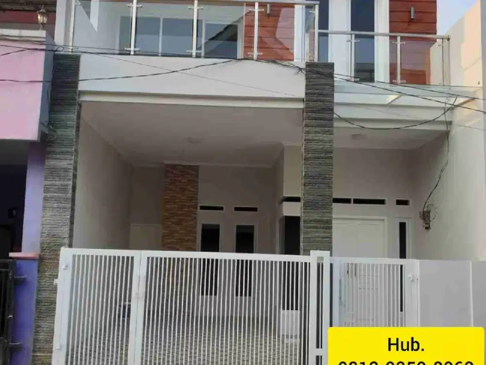 Rumah Baru Kranji Jakasamprna Bekasi Barat Dekat Jakarta Timur, Rumah Siap Huni Aman Dari Banjir Dekat Stasiun dan Pintu Tol
