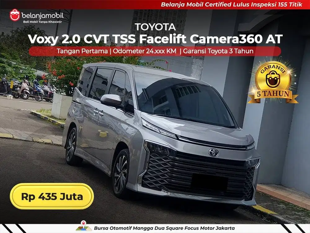 [ GARANSI 5TH ] Toyota Voxy 2.0 CVT TSS Facelift 2024 2025
