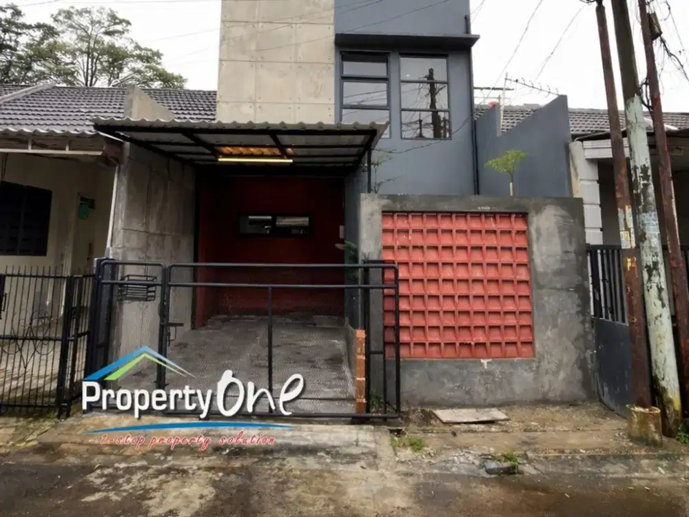 Jual Rumah 2 Lantai Industrial Type Siap Huni Lokasi Strategis Di Nusa Lokas Dekat Akses KRL Rawa Buntu Dan Tol BSD
