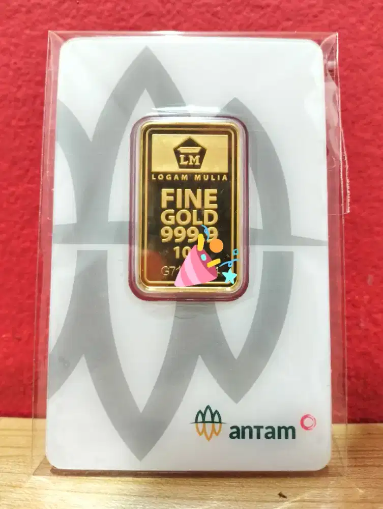 Dijual Logam Mulia (LM) Antam 10 gram
Tahun 2025
