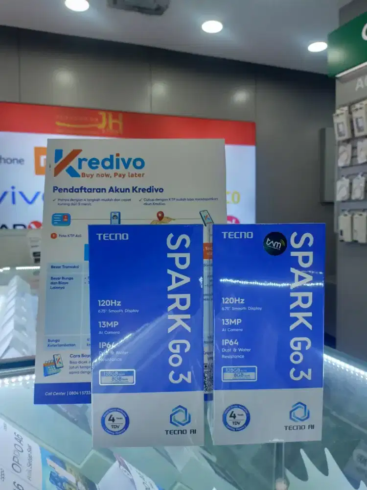 Tecno Spark Go3 4/128, Kredit tanpa DP