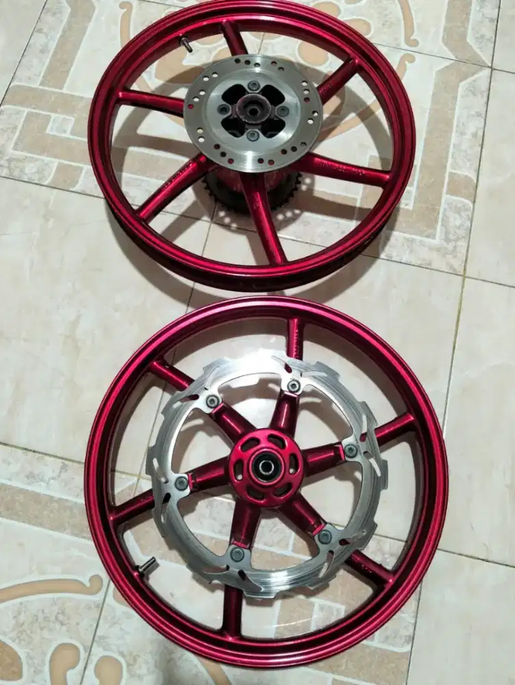 Velg racing boy SP522 cocok buat motor cakram depan belakang