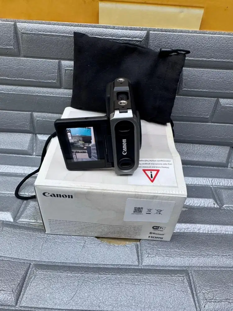 Kamera vlog canon power shot V10 Original bekas garansi resmi