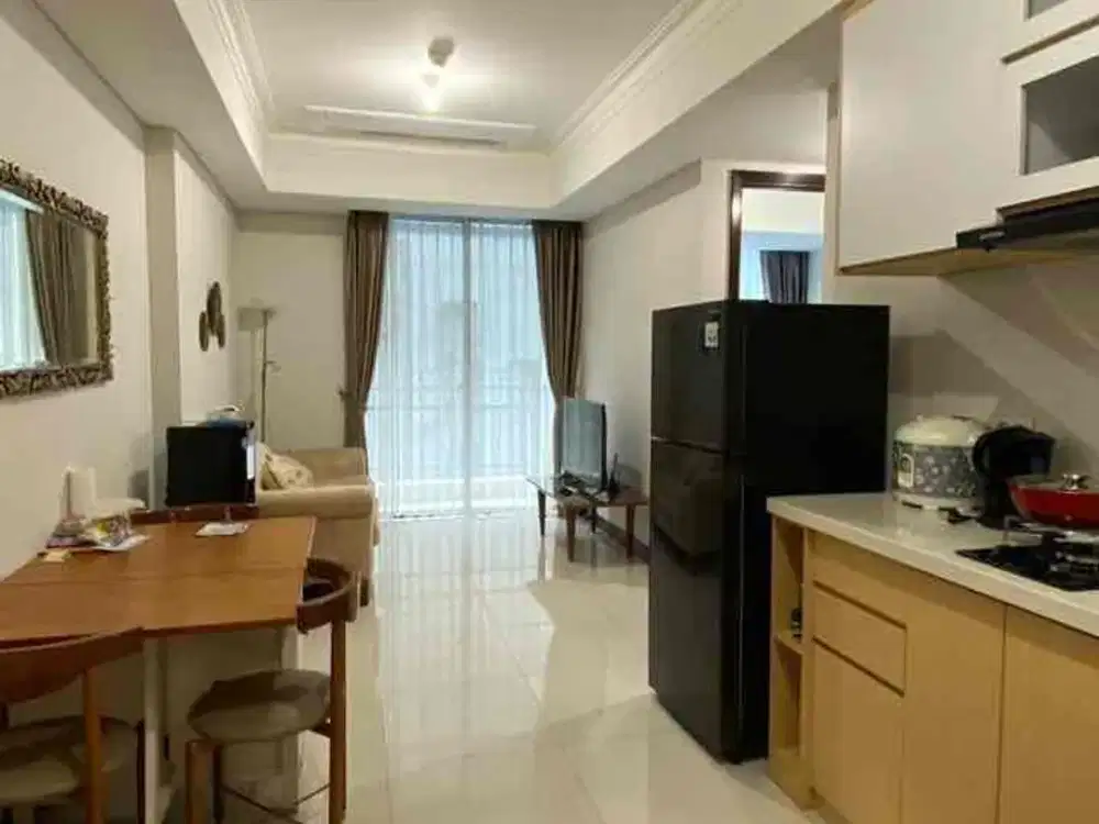 Disewakan apartemen casa grande 2 full furnish 2 bedroom hadap pool & mal kokas jakarta selatan