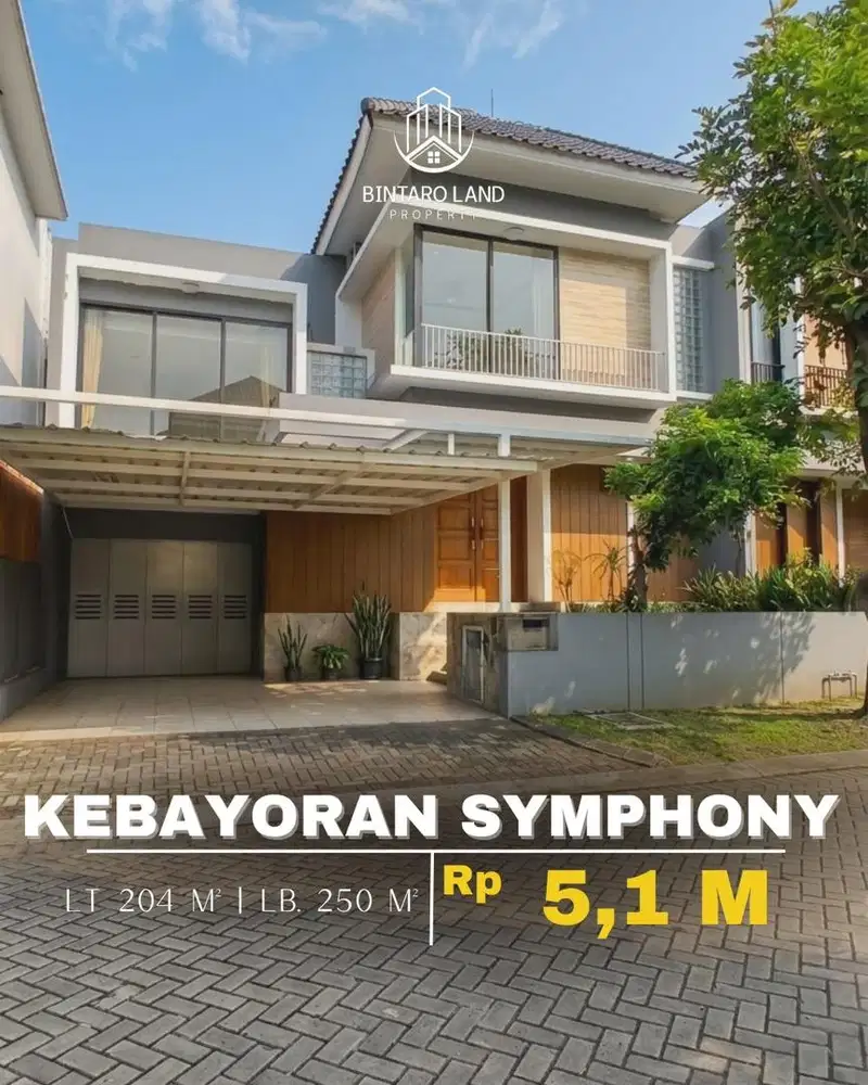 HOT SALE!!! Rumah siap huni di kebayoran symphony bintaro jaya sektor