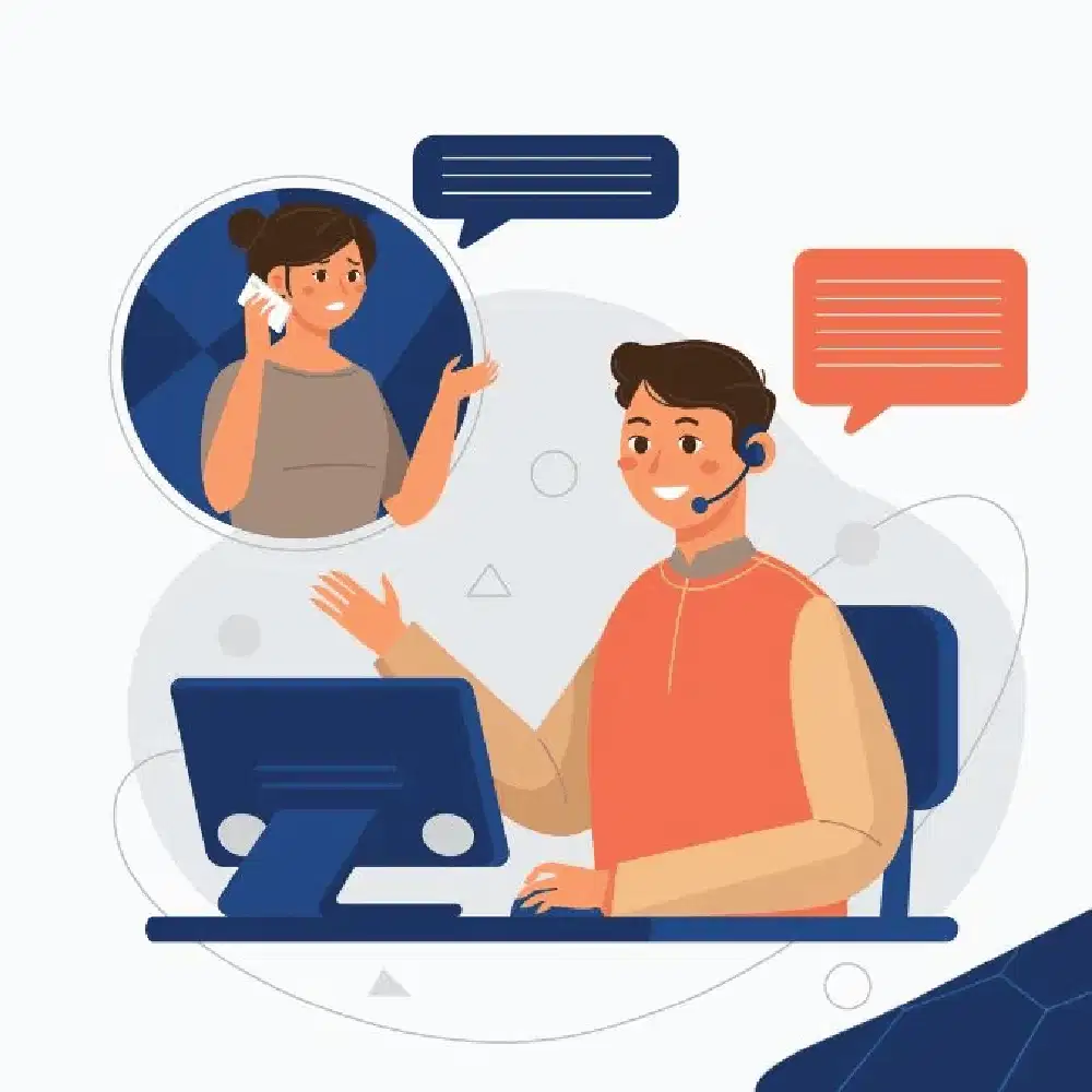 Customer Service Desk Print Designer Percetakan Digital Printing