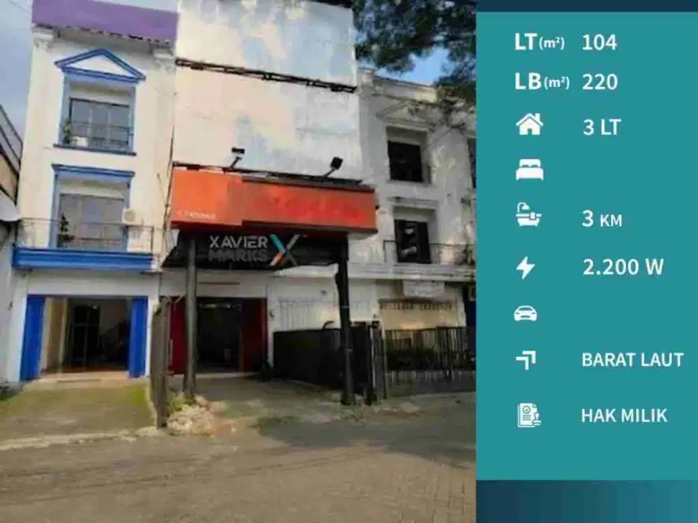 Disewakan Ruko Sangat Strategis di Poros Jalan Letjen S. Parman, Blimbing Malang