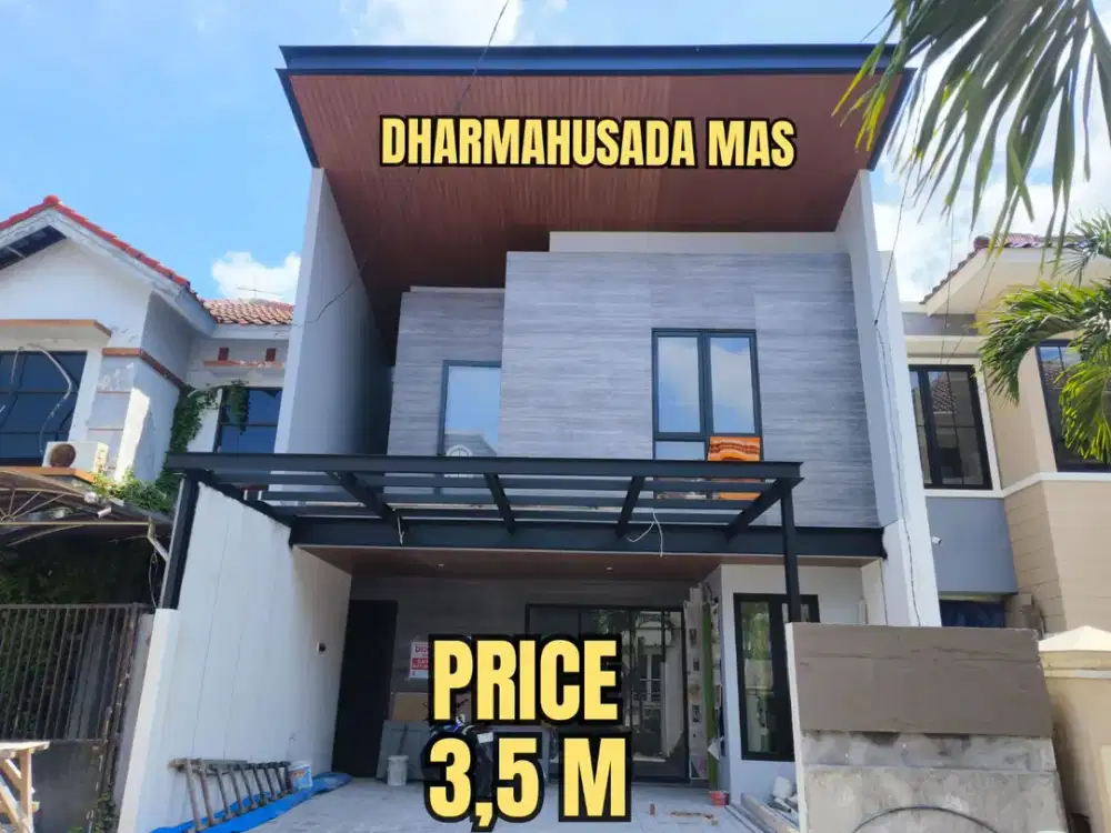 ‼️BARU GRESS‼️RUMAH MODERN TROPIS MINIMALIS DHARMAHUSADA MAS. DEKAT MULYOSARI, SUTOREJO, KERTAJAYA, ITS, PAKUWON CITY, MERR, Dsb