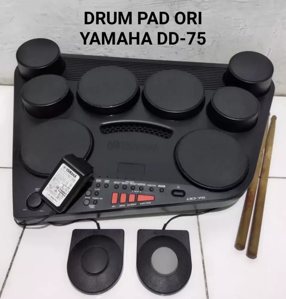 Drum pad elektrik Yamaha DD75 mulus terawat normal cod kranji bekasi