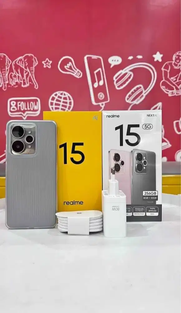 PROMO REALME 15 5G 8/256 PROMO+BONUS GARANSI RESMI