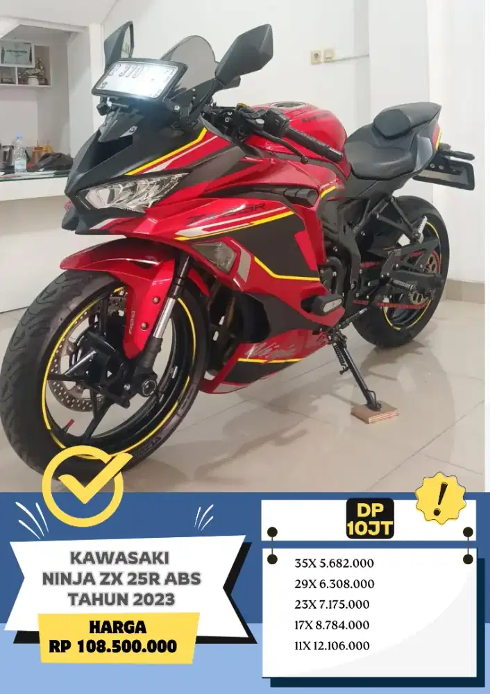 KM 1RB Kawasaki Ninja ZX 250R ABS TAHUN 2023