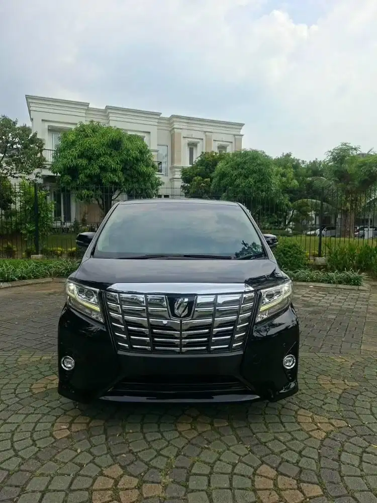 [ Nik 17 ] Toyota Alphard 2.5 G ATPM 2017 Black Panoramic