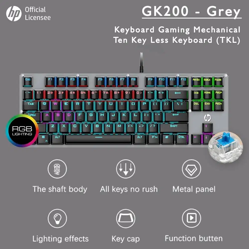 Mechanical Gaming Keyboard HP GK200
