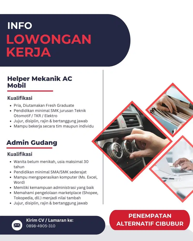 Lowongan Pekerjaan Administrasi