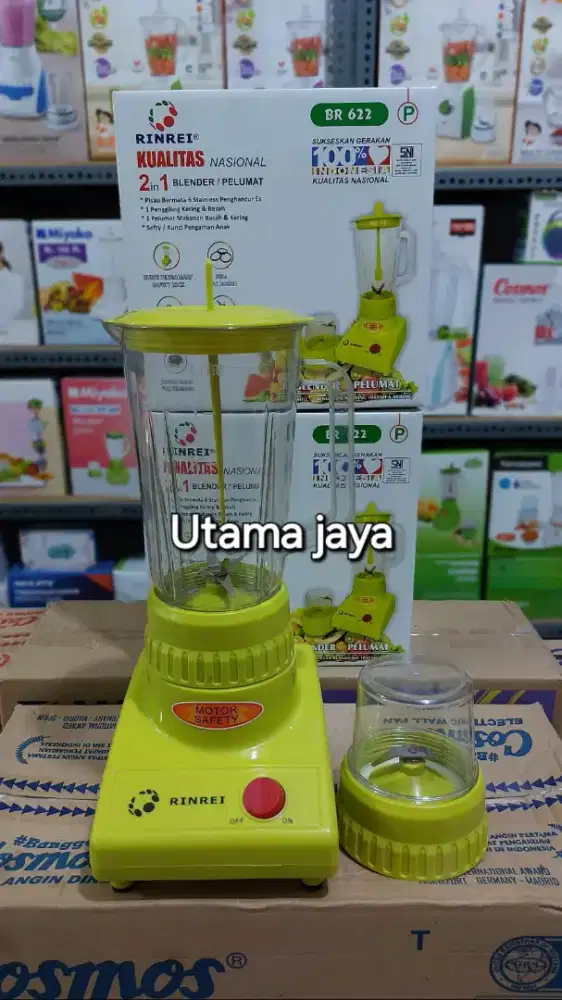 BLENDER MURAH RINREI 2TABUNG PLASTIK BARANG BARU
