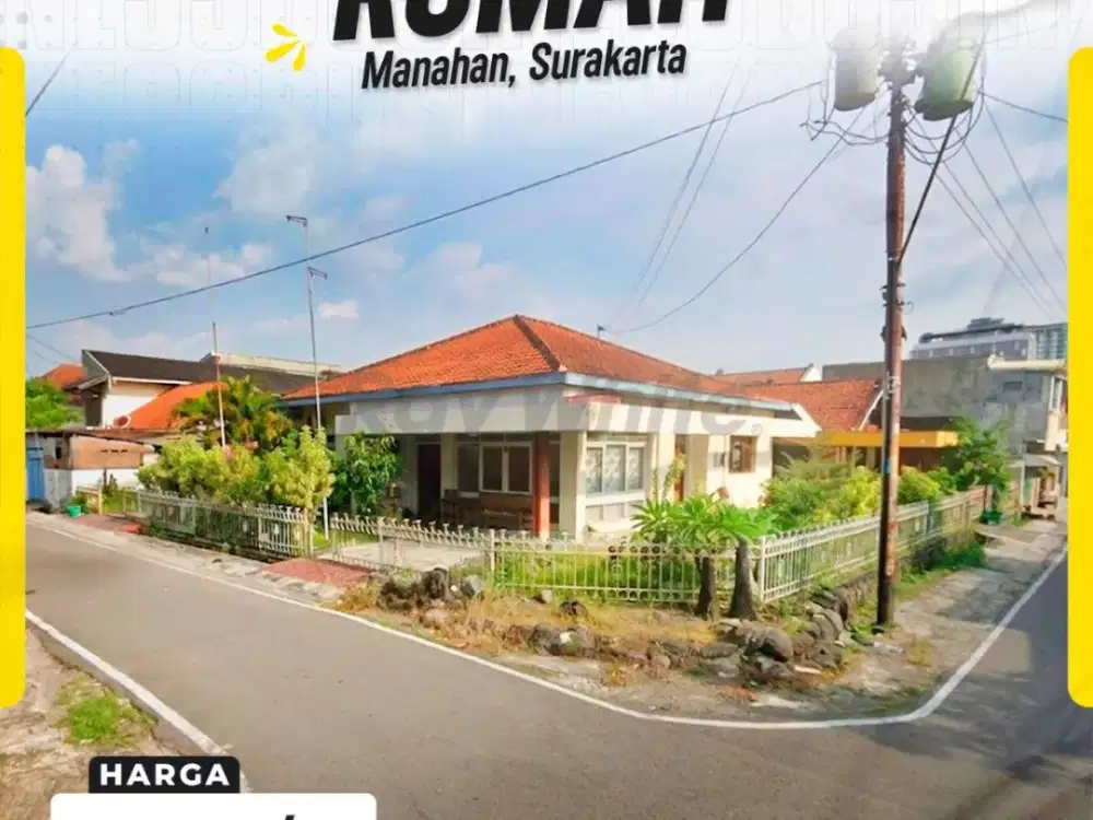 Dijual Rumah Mewah 2 Lantai Fasad 14m Hadap Timur di Banyuanyar Solo