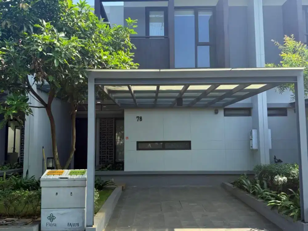 Rumah Modern Minimalis Siap Huni di Summarecon Cluster Flora