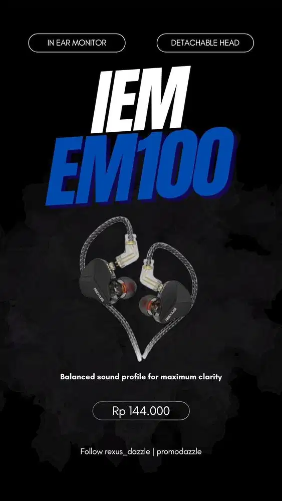 In Ear Monitor Rexus EM-100