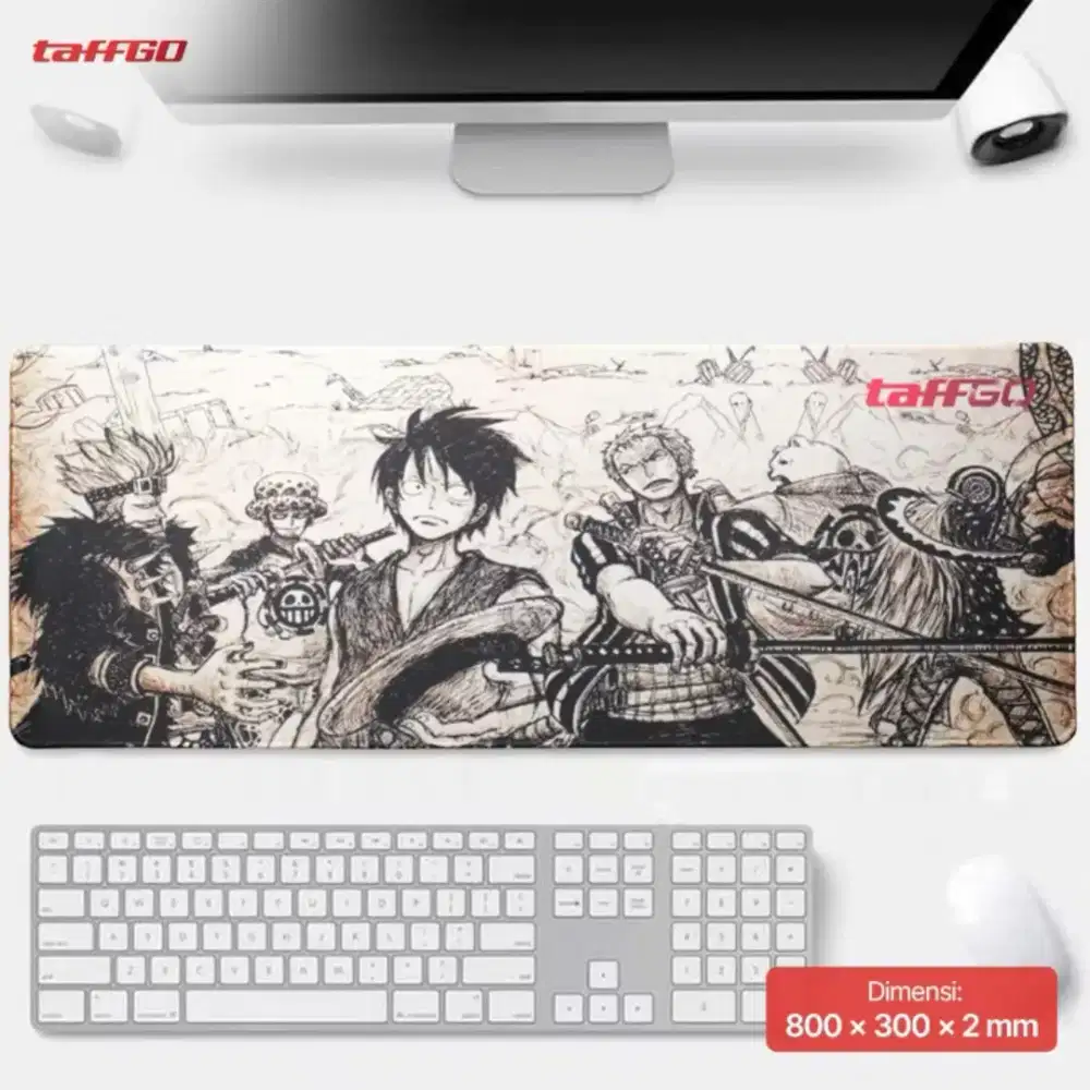 TaffGO Professional Gaming Mouse Pad Alas Mouse XL Desk  One Piece