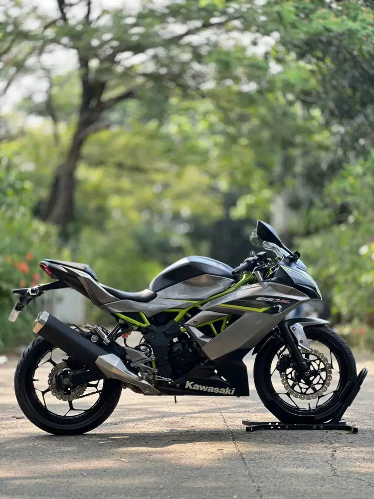 KAWASAKI NINJA MONO 250 SL 2018 GREY KM 9K PAJAK PANJANG SIAP GASPOL