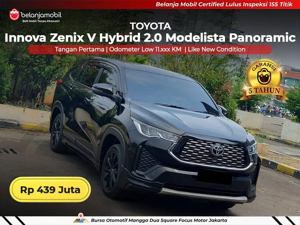 [ LOW KM 11RB ] Toyota Innova Zenix V Hybrid 2.0 Modelista 2024/2025