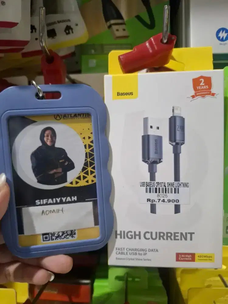 USB BASEUS CRYSTAL SHINE LIGHTING | ATLANTIS DAHSYAT