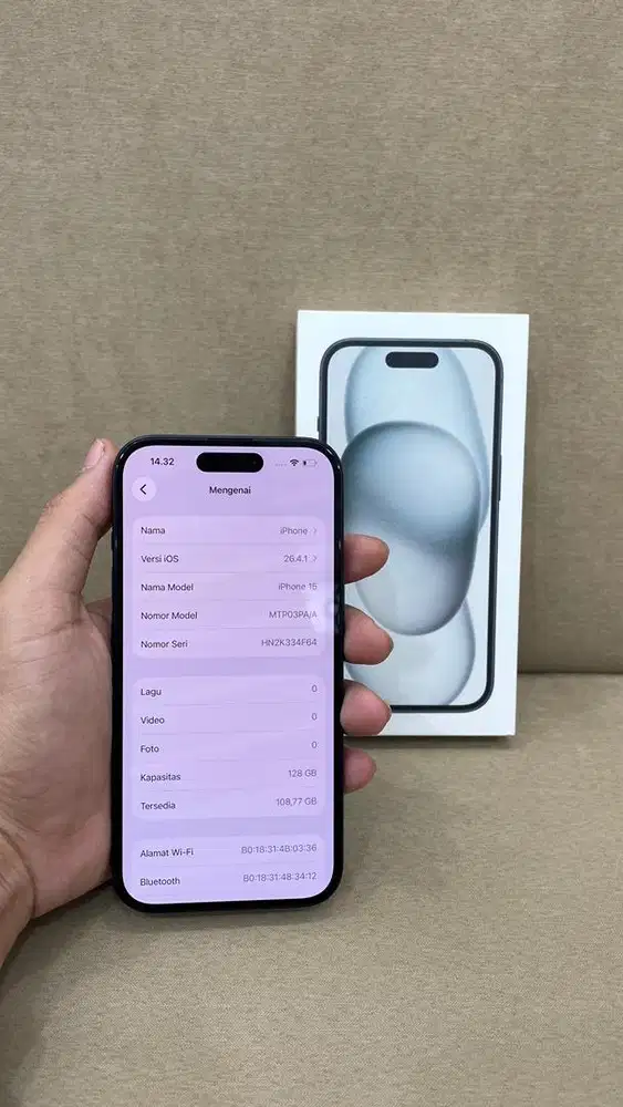 Iphone 15 128 resmi ibox