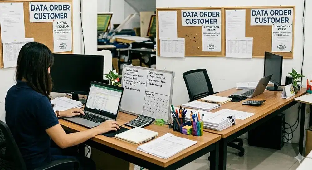 Staff Admin dan Produksi