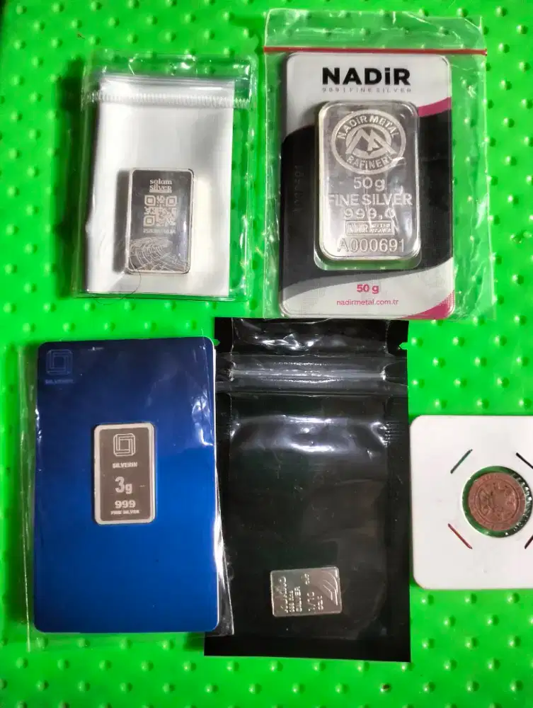 Perak 999 Nadir, Salam S, silverium, dirham, koin tembaga