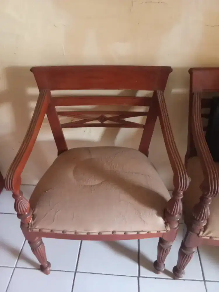 Jual kursi tamu ada 4 bahan kayu jati