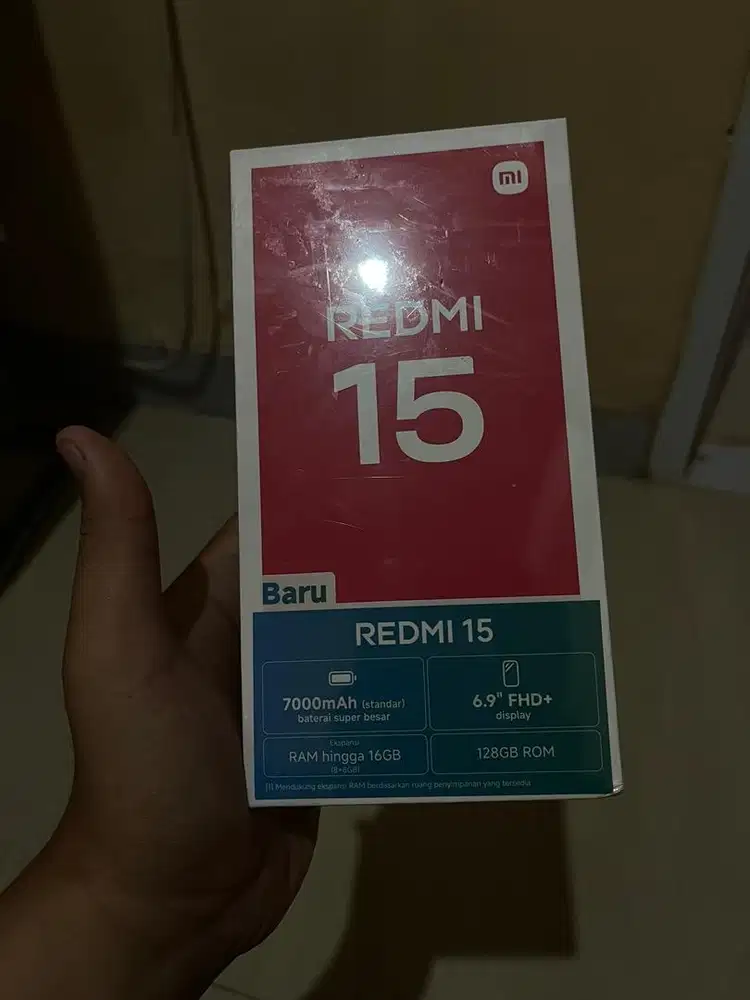 xiaomi redmi 15 ram 8/128 new segel