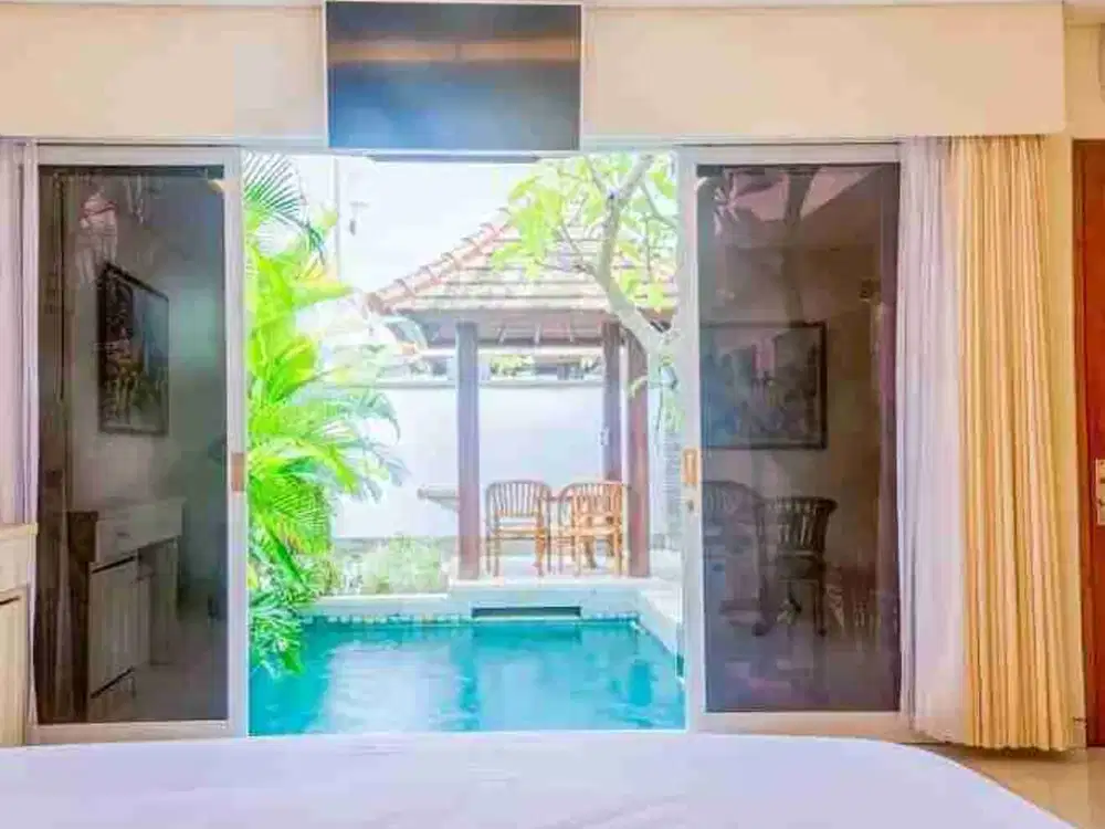 villa 3 bedroom for rent jalan kaki ke pantai di nusa dua